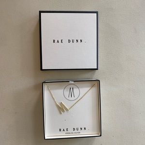 Rae Dunn M monogramed necklace.